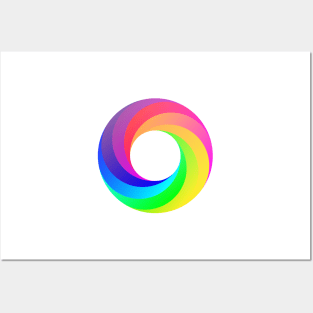 RAINBOW CIRCLE Posters and Art